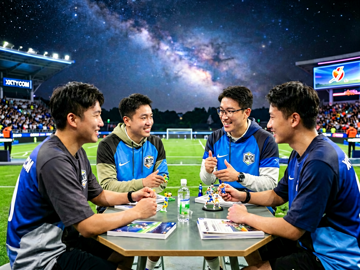 星空平台用户观赛交流场景，体现体育社区价值